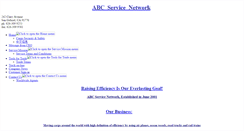 Desktop Screenshot of abcservicenetwork.com